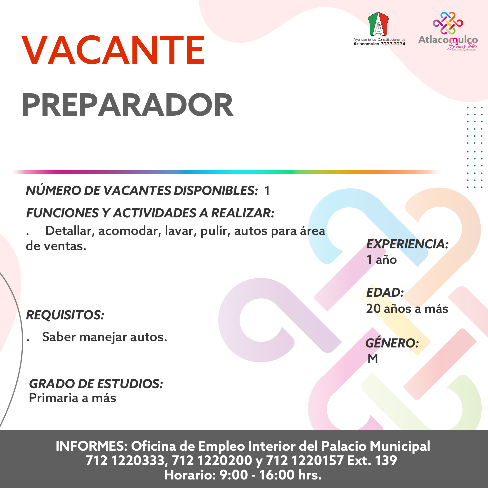 1670975631 908 ¡Te compartimos las vacantes de empleo correspondientes a esta semana