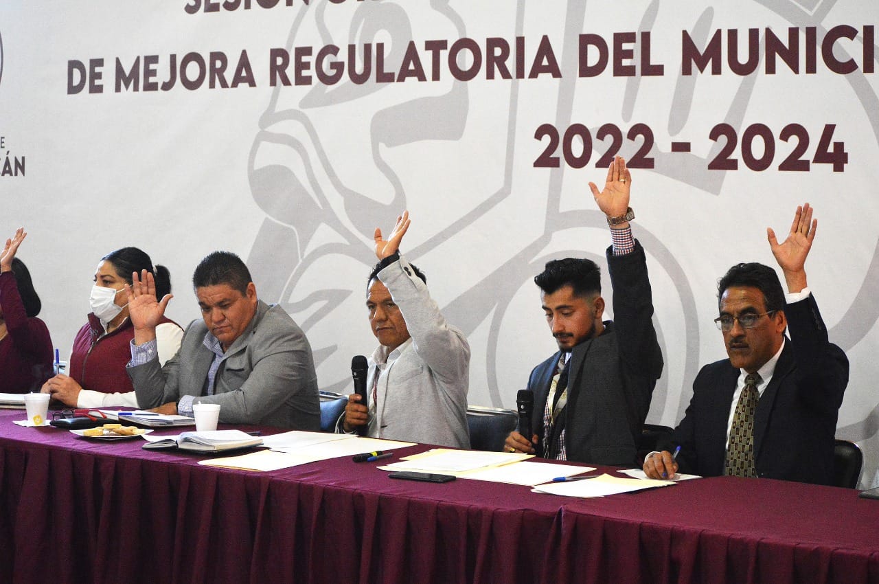 1671195400 368 GOBIERNO DE CHIMALHUACAN REALIZA SESION ORDINARIA DE MEJORA REGULATORIA