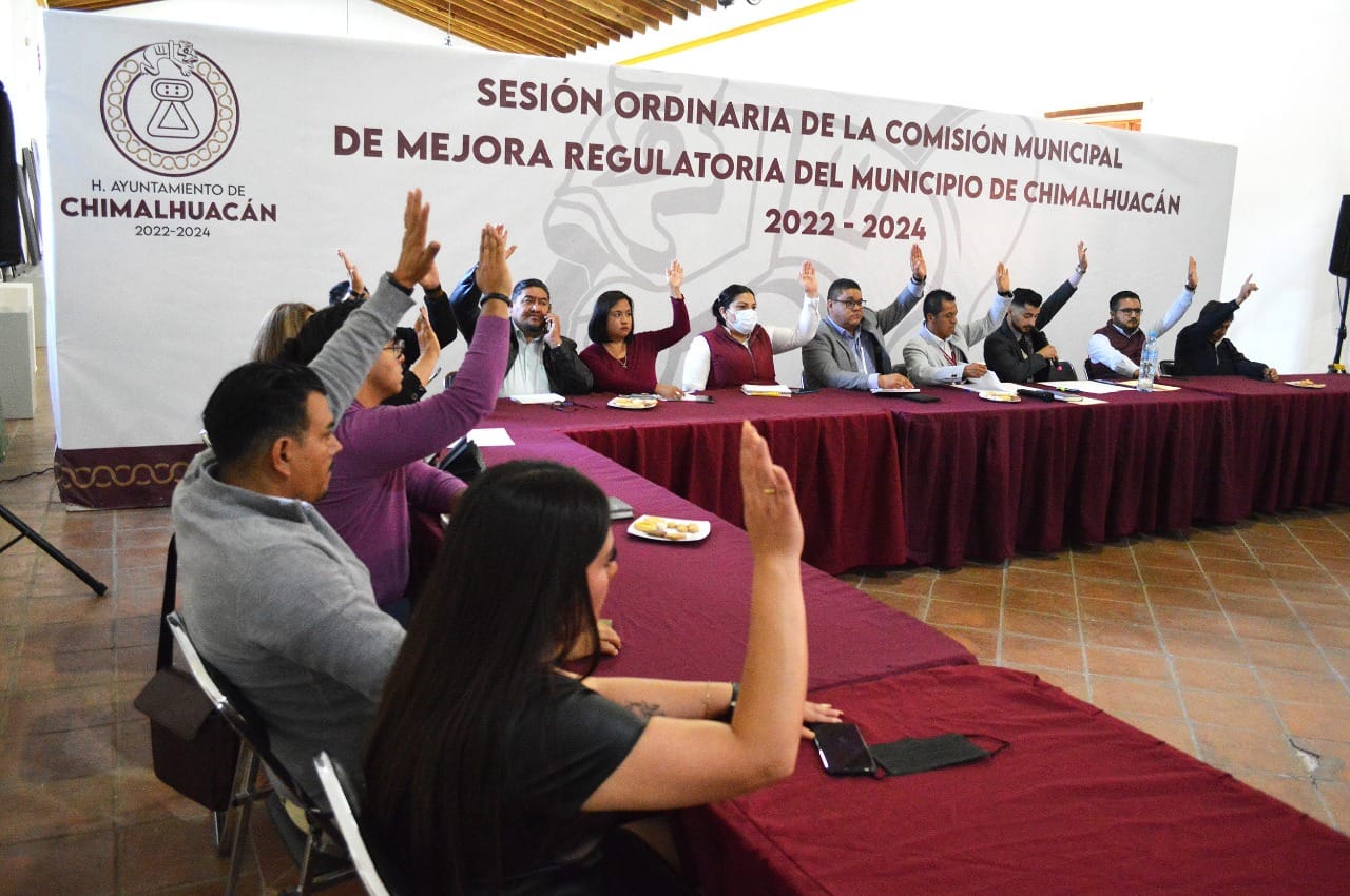 1671195400 922 GOBIERNO DE CHIMALHUACAN REALIZA SESION ORDINARIA DE MEJORA REGULATORIA