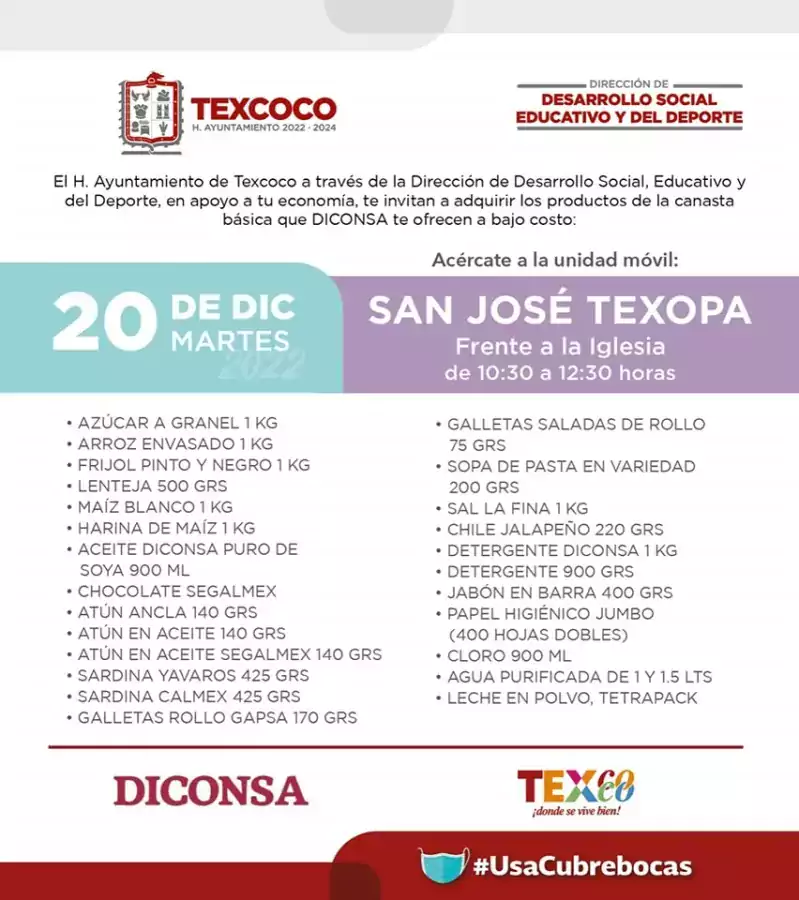 1671476617 Informacion importante El Ayuntamiento de Texcoco y DICONSA trae para jpg