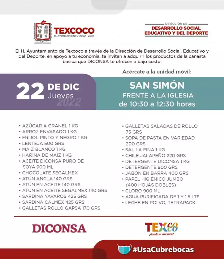 1671650588 Informacion importante El Ayuntamiento de Texcoco y DICONSA trae para jpg