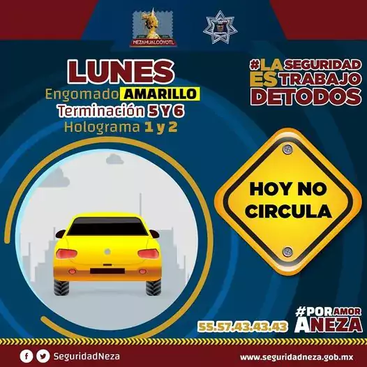 1672066562 Hoy Lunes aplica el programa HoyNoCircula a vehiculos con engomado jpg