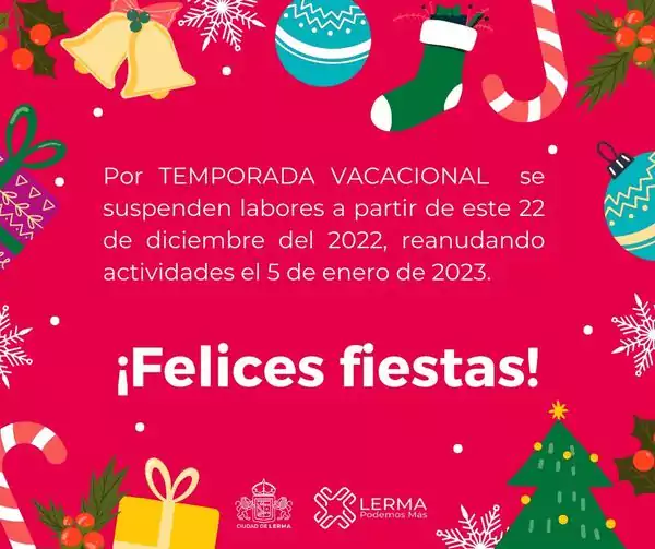 Agradecemos su comprension y les deseamos felices fiestas jpg