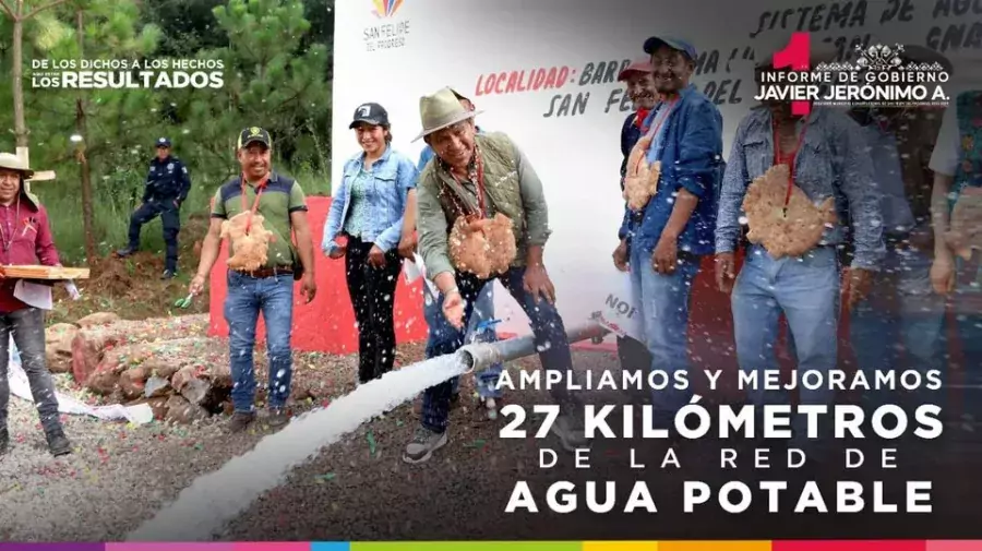 Ampliamos y mejoramos 27 kilometros de la red de agua jpg