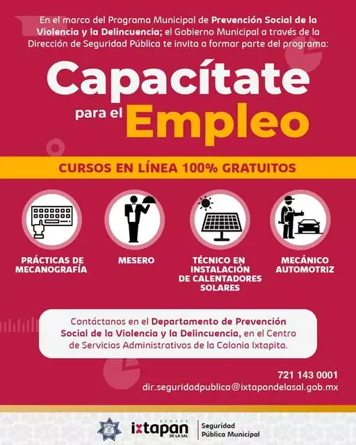 Aprovecha las capacitaciones que la Direccion de Seguridad Publica Municipal jpg