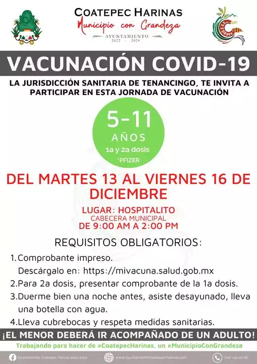 Atento aviso Vacunacion COVID19 CoatepecHarinas MunicipioConGrandeza jpg