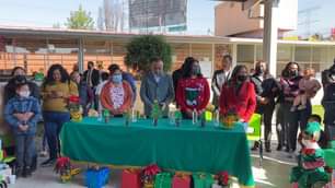 Comenzamos los festejos de navidad en el Jardin de Ninos