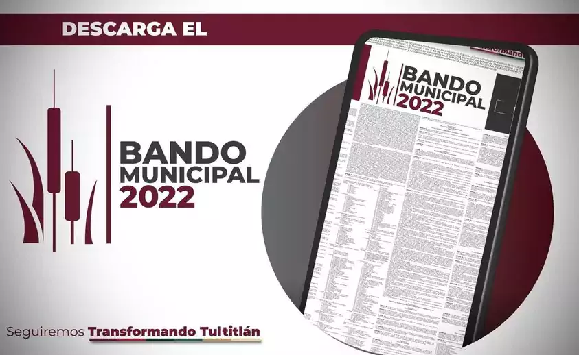 Conoce y descarga el bando municipal 2022 jpg