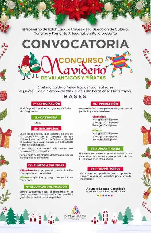 Convocatoria ¡Es oportunidad de mostrarnos tu talento navideno jpg