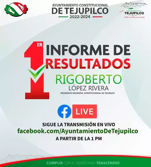 El presidente Constitucional de Tejupilco Lic Rigoberto Lopez Rivera invita jpg