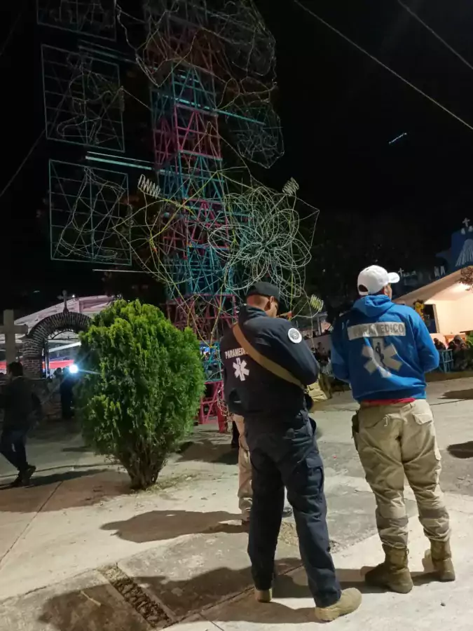 Elementos de Proteccion Civil y Bomberos de Sultepec estuvieron presentes jpg