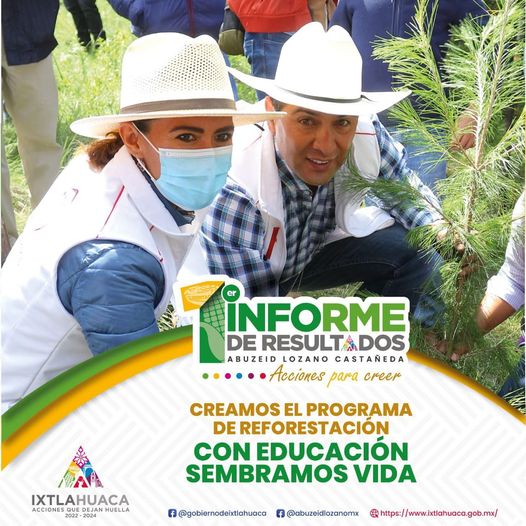 En Ixtlahuaca implementamos el programa Con Educacion Sembramos Vida con