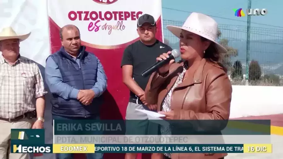 En el municipio de Otzolotepec la alcaldesa Erika Sevilla Alvarado jpg