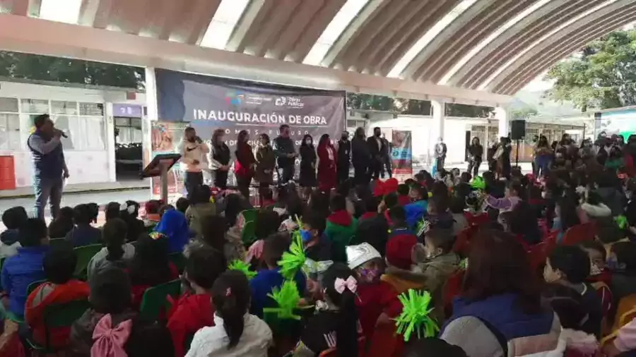 EnVivo Inauguracion de obra Construccion de techado en area de jpg