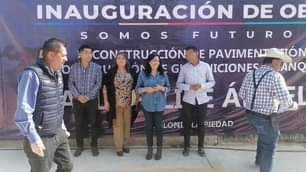 EnVivo Inauguracion de trabajos de obra Pavimentacion y construccion de