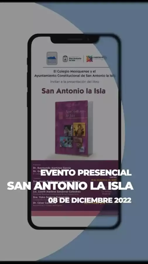 Enterate manana tendremos la presentacion del libro de SanAntonioLaIsla con jpg