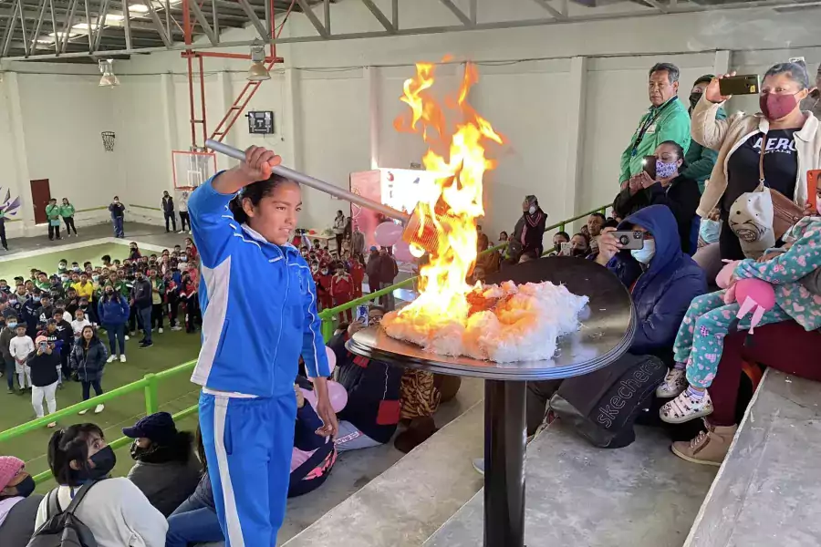 Esta manana la unidad deportiva de Cristo Rey fungio como jpg