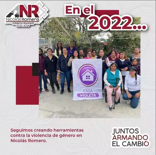 Este 2022 creamos mas Casas Violetas como apoyo a las jpg