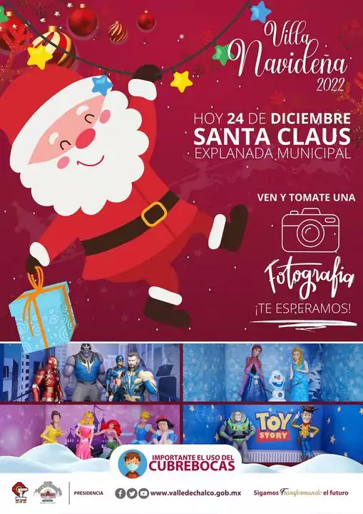 FelicesFiesta I Santa Claus viene a la explanada municipal jpg