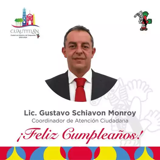 Felicitamos a nuestro Director de Atencion Ciudadana @Gustavo Schiavon Monroy jpg