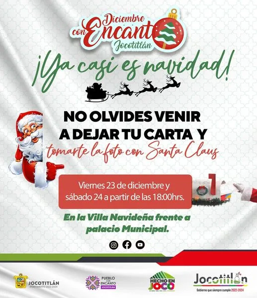 Hoy Santa Claus estara recibiendo todas tus cartas jpg