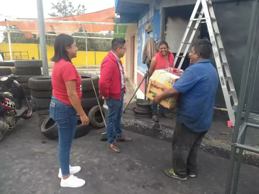 Hoy visitamos las comunidades de 3 de mayo Santa Cecilia jpg