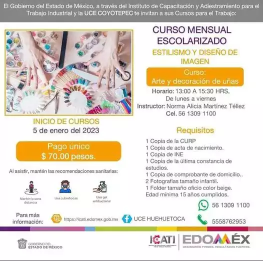 ICATI CURSO ARTE Y DECORACION DE UNAS ¡Inscribete a jpg