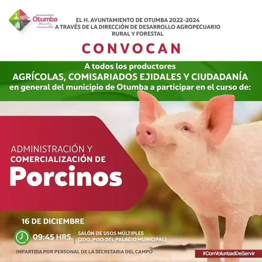 Invitamos a todos los Productores Agricolas Comisariados Ejidales y Ciudadania jpg