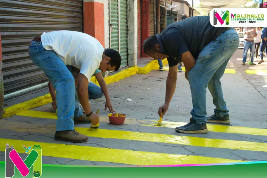 La administracion Municipal realizo el pintado de las guarniciones del jpg