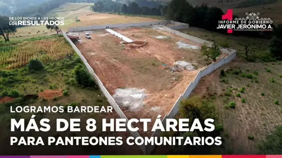 Logramos bardear mas de 8 hectareas para 5 panteones comunitarios jpg