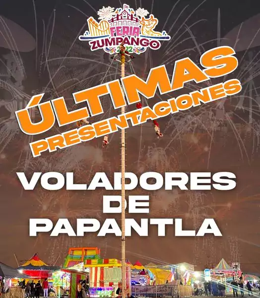 Los VoladoresDePapantla un espectaculo de altura presente en la FeriaZumpango jpg