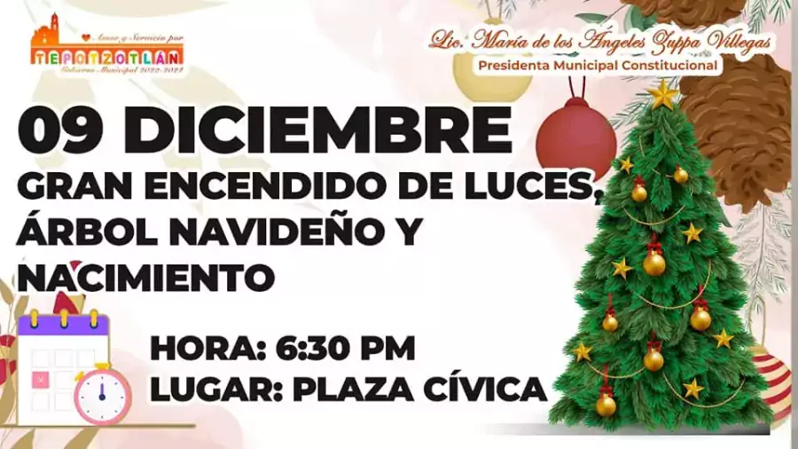 No te pierdas el Gran Encendido de Luces Arbol Nacimiento jpg