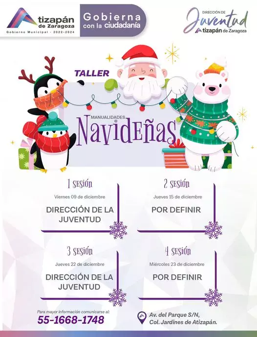 No te puedes perder el taller Manualidades Navidenas que la jpg