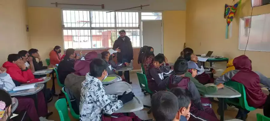 Nuestro vicecronista impartio la charla ¡Que orgullo ser de Tenango jpg