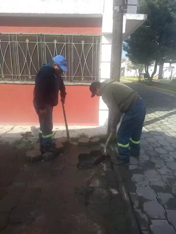 Opdapas de Metepec realizo la reparacion de fugas de agua jpg