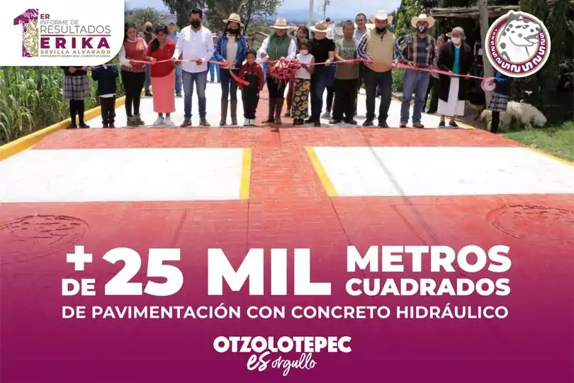 Otzolotepec mas pavimentado que nunca con 25000 metros cuadrados de jpg