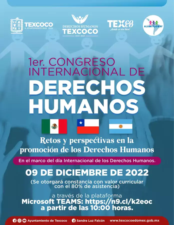 Participa en el Primer Congreso Internacional de Derechos Humanos Retos jpg