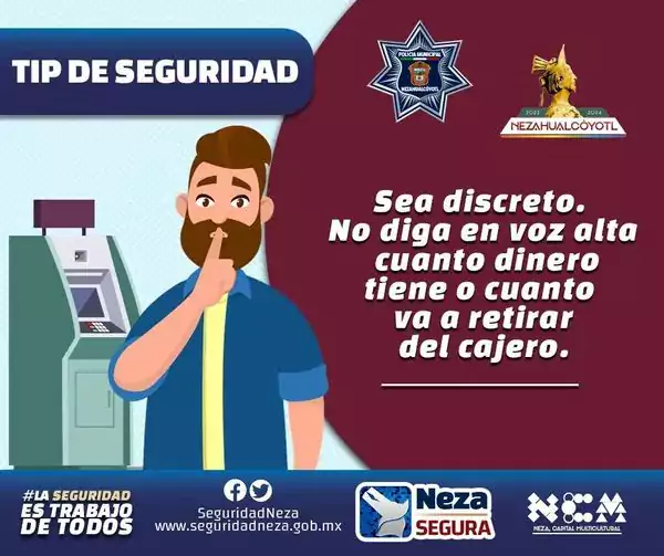 Prevencion Si acudes a una institucion bancaria o cajero jpg