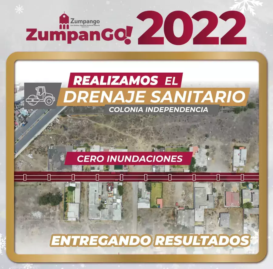 Realizamos la construccion del DrenajeSanitario de la Calle Centenario jpg