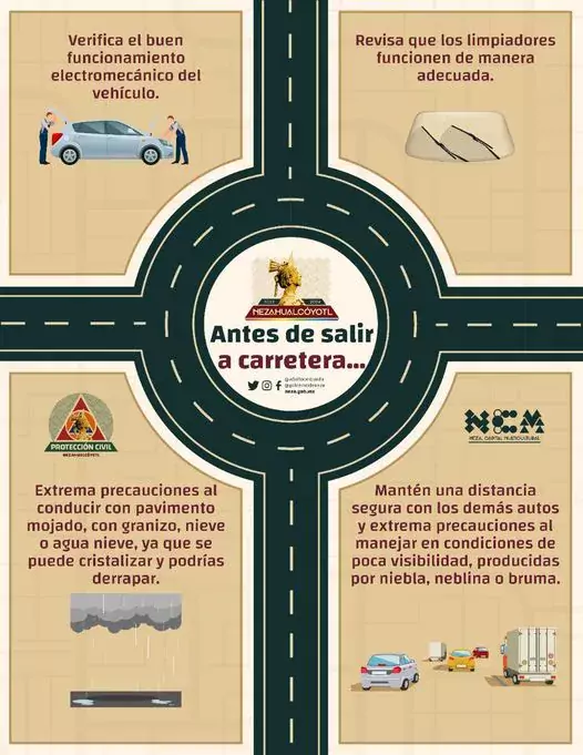 Recomendaciones ¡Evitemos accidentes Si tienes planes de salir a jpg