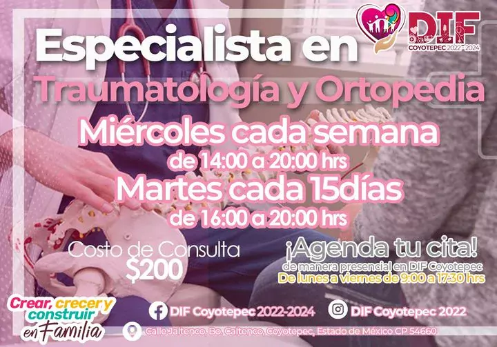 Salud ESPECIALISTA En DIF Coyotepec 2022 2024 contamos con Especialista jpg