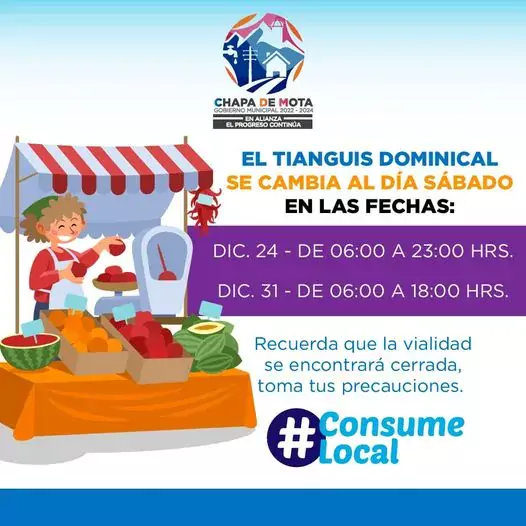 Se acerca ano nuevo y el tianguis en CabeceraMunicipal cambia jpg