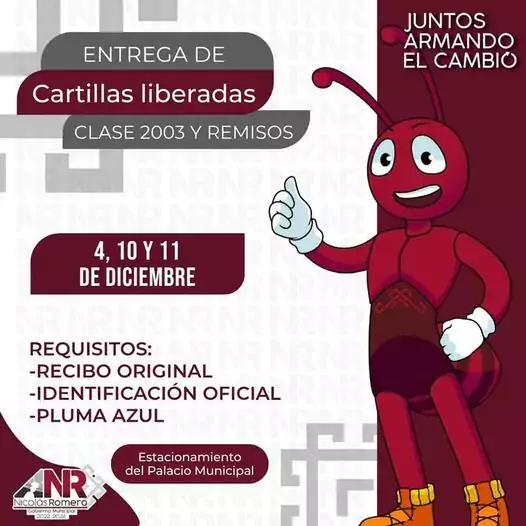 Si tramitaste tu cartilla recientemente ven a recogerla este fin jpg