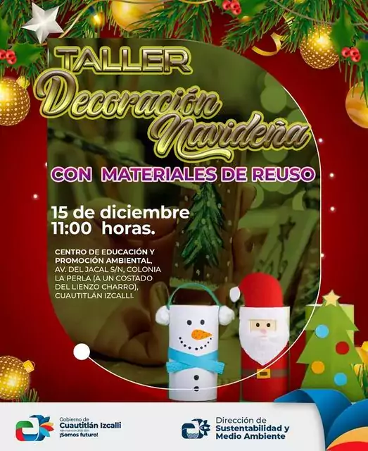 Te esperamos este 15 de diciembre en el taller de jpg