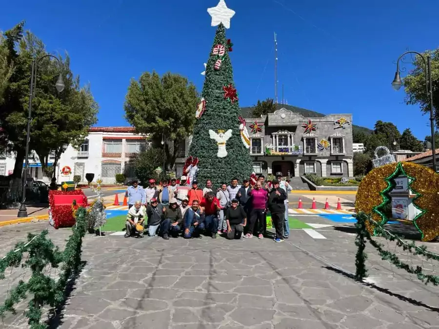 Todo listo para el encendido de nuestra villa Jocotitlan con jpg