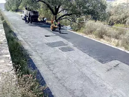 ¡Continuamos avanzando en nuestro plan permanente de bacheo en AtizapanDeZarago jpg