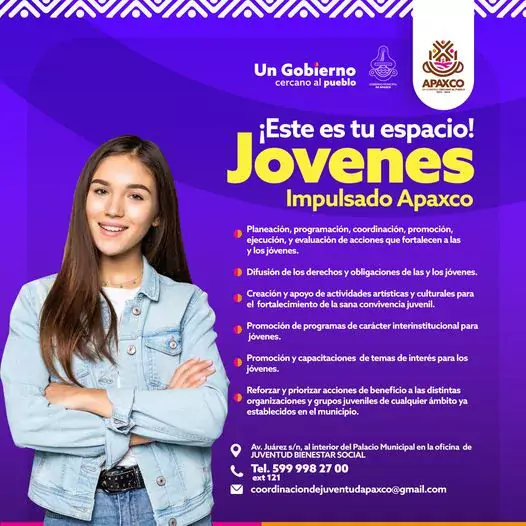 ¡Este es tu espacio Jovenes Impulsando Apaxco jpg