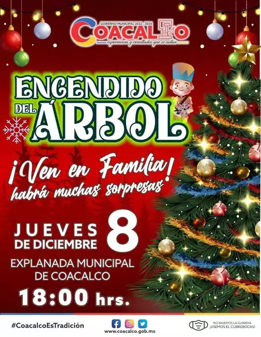 ¡Vivamos la magia de la Navidad Acompananos 𝗵𝗼𝘆 al encendido jpg