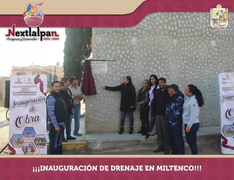 ¡¡¡INAUGURACION DE DRENAJE EN MILTENCO jpg