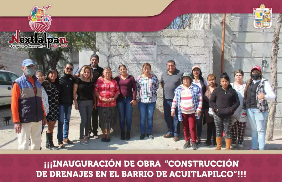 ¡¡¡INAUGURACION DE OBRA CONSTRUCCION DE DRENAJES EN EL BARRIO DE jpg